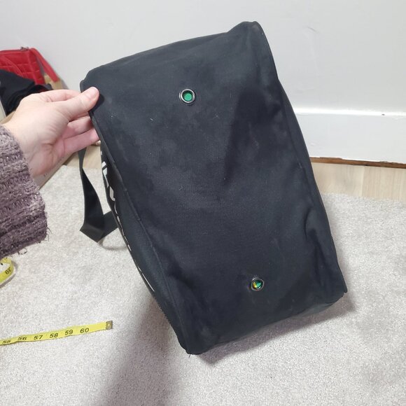 SALOMON Ski Boot Bag Carrying Case Zip Close Shoulder Strap Black Grey Unisex OS - Picture 6 of 14